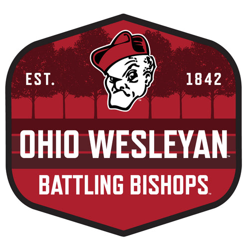 Ohio Wesleyan University Scenic Background Vinyl Sticker/Magnet - Officially Licensed 