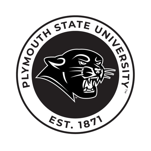 Plymouth State University Officially Licensed Black Vinyl Decal Sticker White Backing