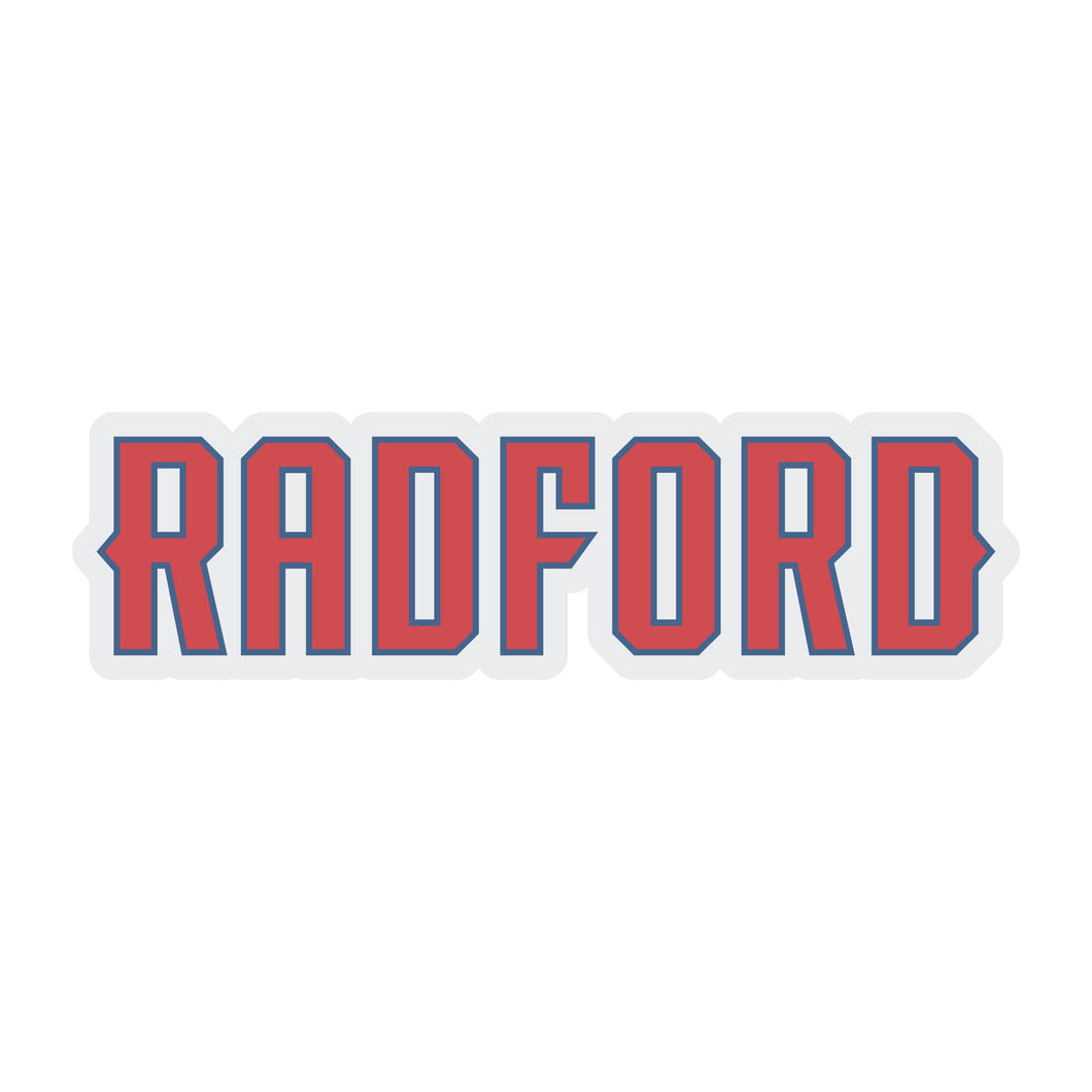Radford University Highlanders Choose Style and Size NCAA Vinyl Decal Sticker for Fans, Students, and Alumni