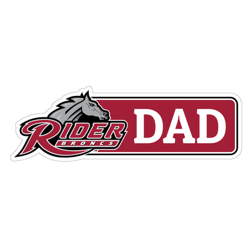 Rider University Broncs Proud Die Cut Decal Officially Licensed Collegiate Product 3-Inches Wide