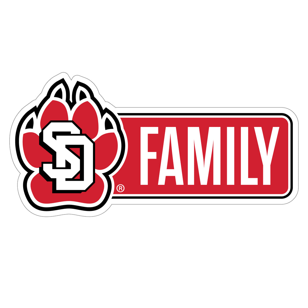 South Dakota Coyotes Proud Die Cut Decal Officially Licensed Collegiate Product