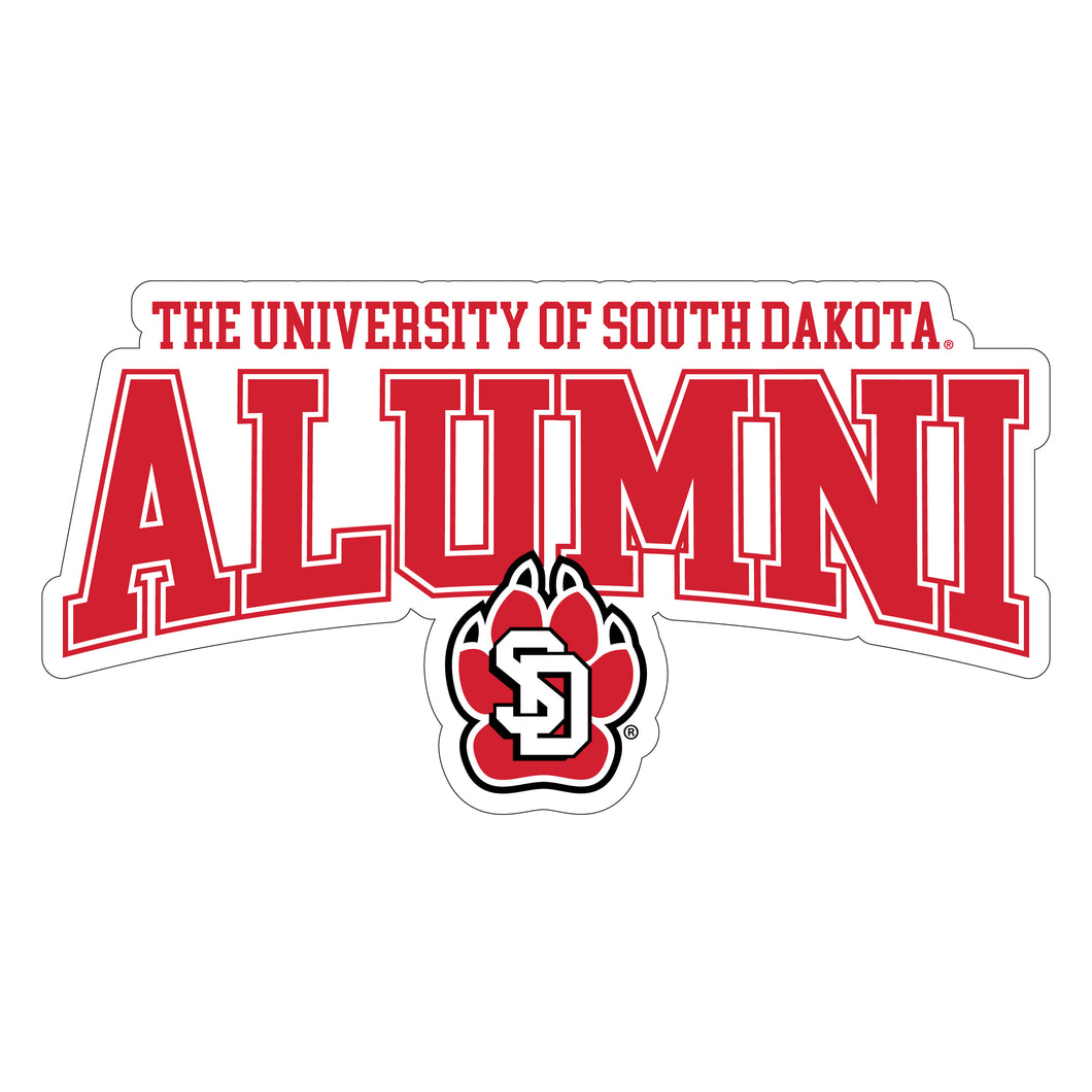 South Dakota Coyotes Laser Cut Alumni Vinyl Sticker/Magnet - Officially Licensed 8-Inch
