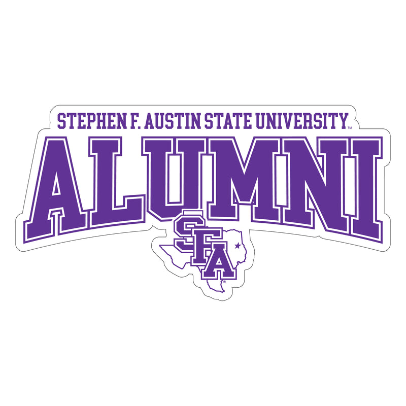 Stephen F. Austin State University Laser Cut Alumni Vinyl Sticker/Magnet - Officially Licensed 4-Inch