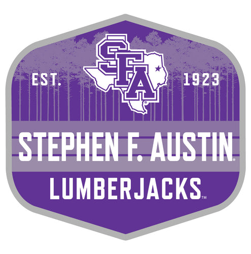 Stephen F. Austin State University Scenic Background Vinyl Sticker/Magnet - Officially Licensed 