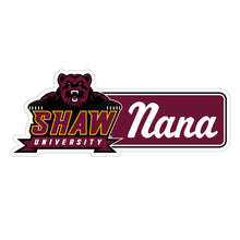 Load image into Gallery viewer, Shaw University Bears Proud Die Cut Decal Officially Licensed Collegiate Product
