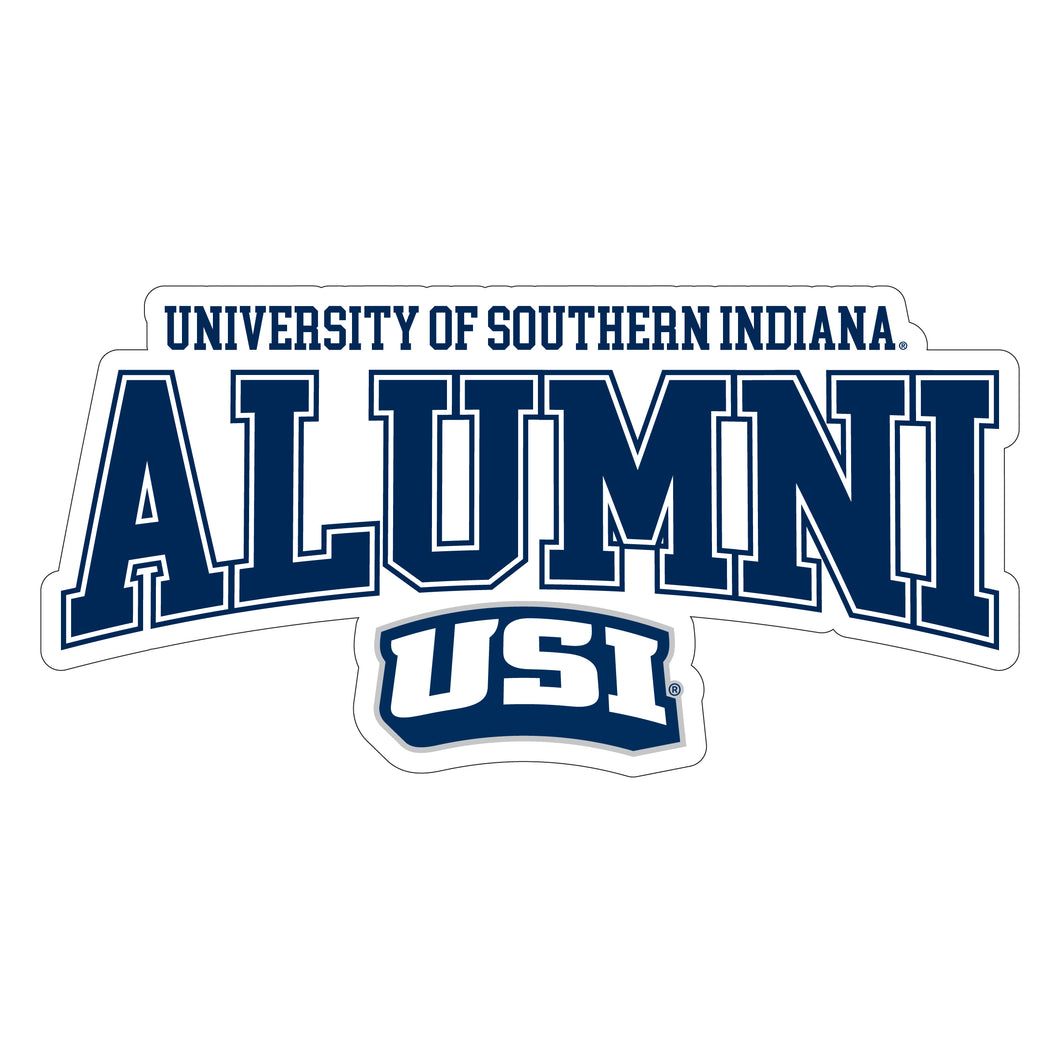 University of Southern Indiana Laser Cut Alumni Vinyl Sticker/Magnet - Officially Licensed 4-Inch