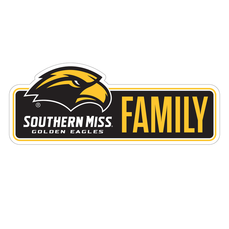 Southern Mississippi Golden Eagles Proud Die Cut Decal Officially Licensed Collegiate Product
