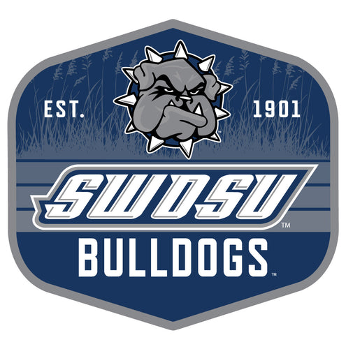 Southwestern Oklahoma State University Scenic Background Vinyl Sticker/Magnet - Officially Licensed 
