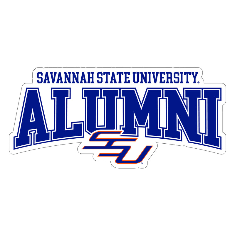 Savannah State University Laser Cut Alumni Vinyl Sticker/Magnet - Officially Licensed 8-Inch