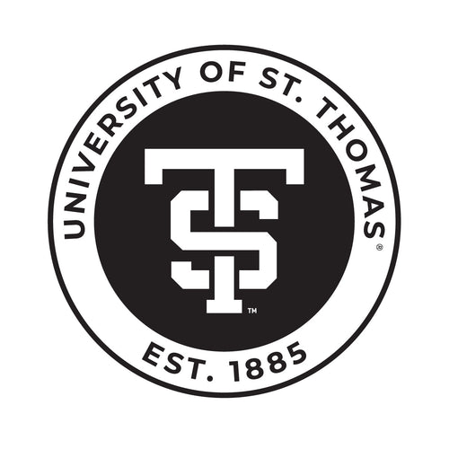 University of St. Thomas Officially Licensed Black Vinyl Decal Sticker Holographic Backing