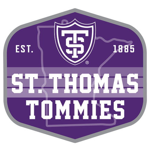 University of St. Thomas Scenic Background Vinyl Sticker/Magnet - Officially Licensed 