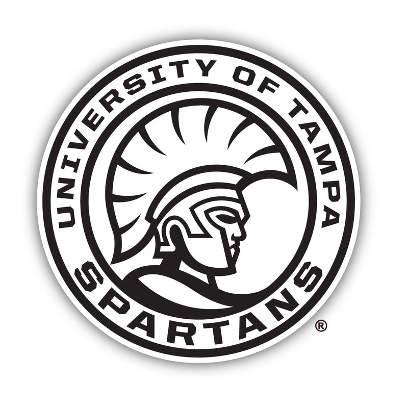 University of Tampa Spartans Officially Licensed Black Vinyl Decal Sticker