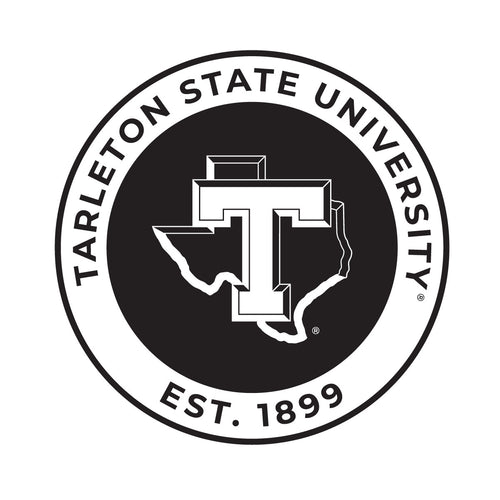 Tarleton State University Officially Licensed Black Vinyl Decal Sticker Holographic Backing