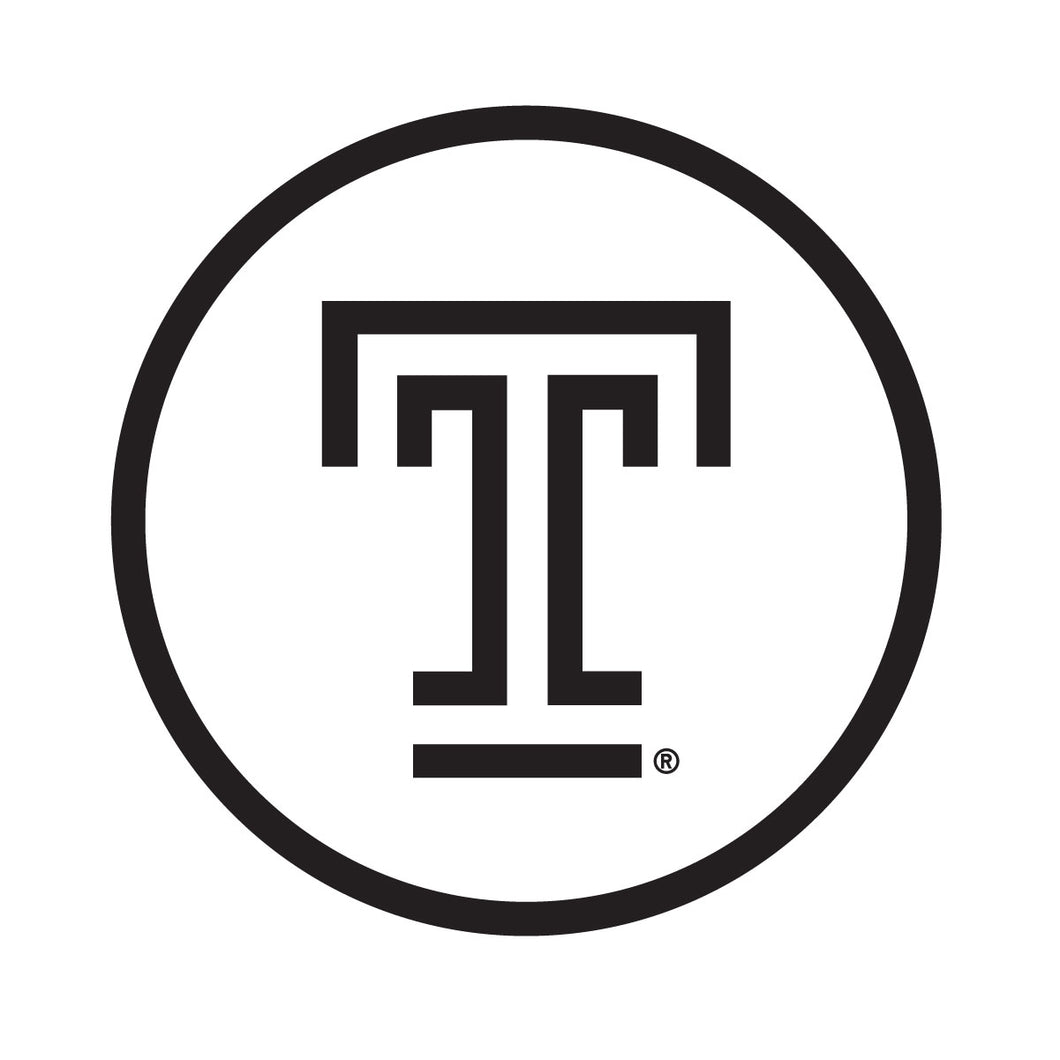 Temple University Officially Licensed Black Vinyl Decal Sticker Holographic Backing