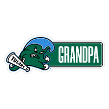 Load image into Gallery viewer, Tulane University Green Wave Proud Die Cut Decal Officially Licensed Collegiate Product 6-Inches Wide
