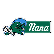 Load image into Gallery viewer, Tulane University Green Wave Proud Die Cut Decal Officially Licensed Collegiate Product

