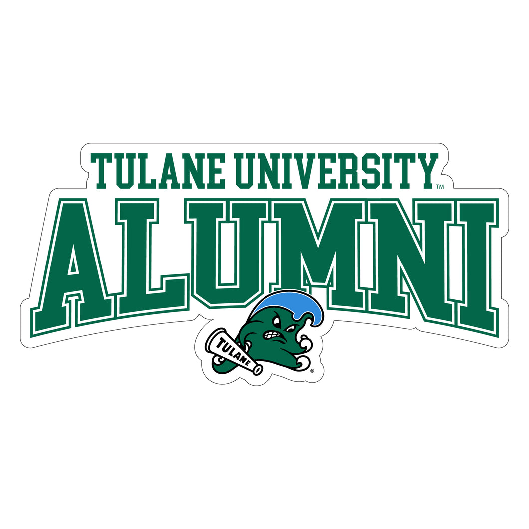 Tulane University Green Wave Laser Cut Alumni Vinyl Sticker/Magnet - Officially Licensed 4-Inch