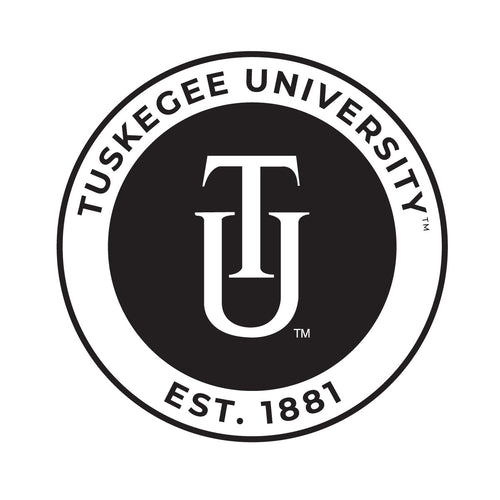 Tuskegee University Officially Licensed Black Vinyl Decal Sticker Clear Backing