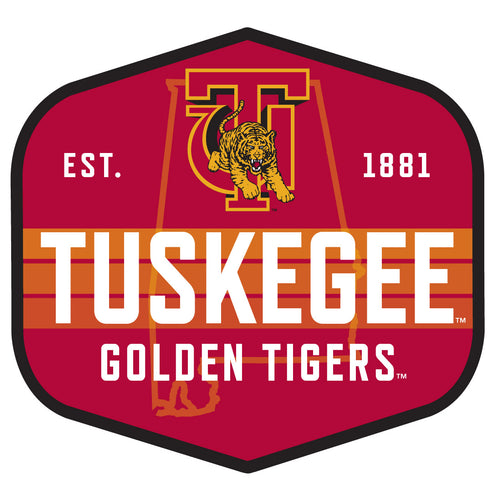 Tuskegee University Scenic Background Vinyl Sticker/Magnet - Officially Licensed 