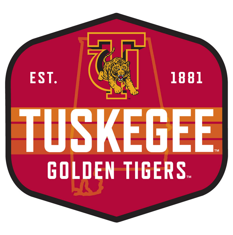 Tuskegee University Scenic Background Vinyl Sticker/Magnet - Officially Licensed 