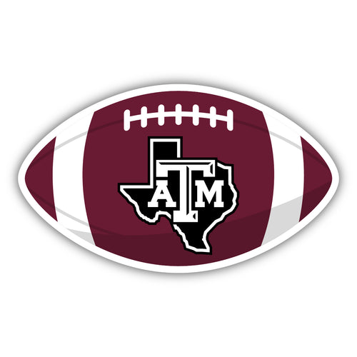 Texas A&M Aggies College Sticker or Magnet – Licensed University Sports Design, Multiple Sizes 