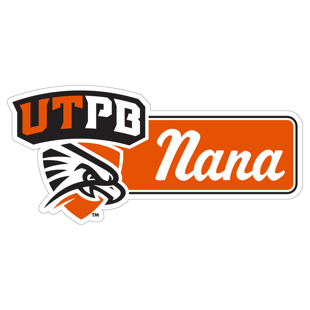 University of Texas of the Permian Basin Proud Die Cut Magnet Officially Licensed Collegiate Product 3-Inches Wide