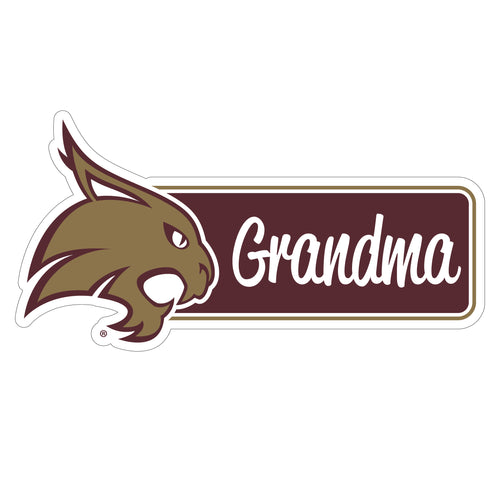 Texas State Bobcats Proud Die Cut Decal Officially Licensed Collegiate Product 6-Inches Wide