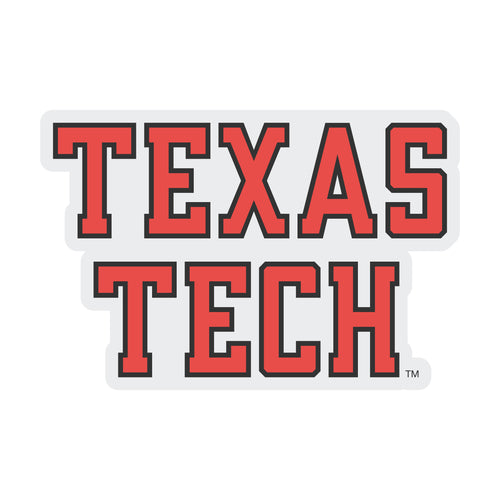 Texas Tech Red Raiders Choose Style and Size NCAA Vinyl Decal Sticker for Fans, Students, and Alumni