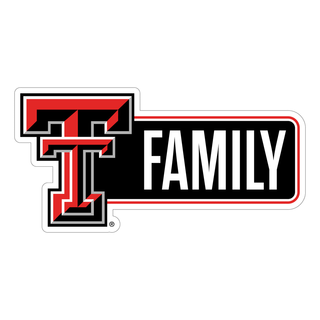 Texas Tech Red Raiders Proud Die Cut Decal Officially Licensed Collegiate Product