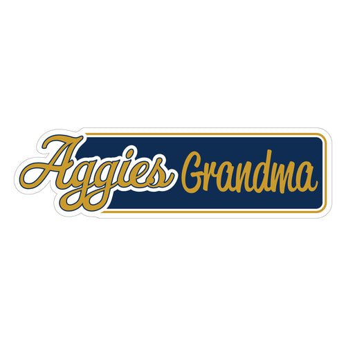 UC Davis Aggies Proud Die Cut Decal Officially Licensed Collegiate Product 4-Inches Wide