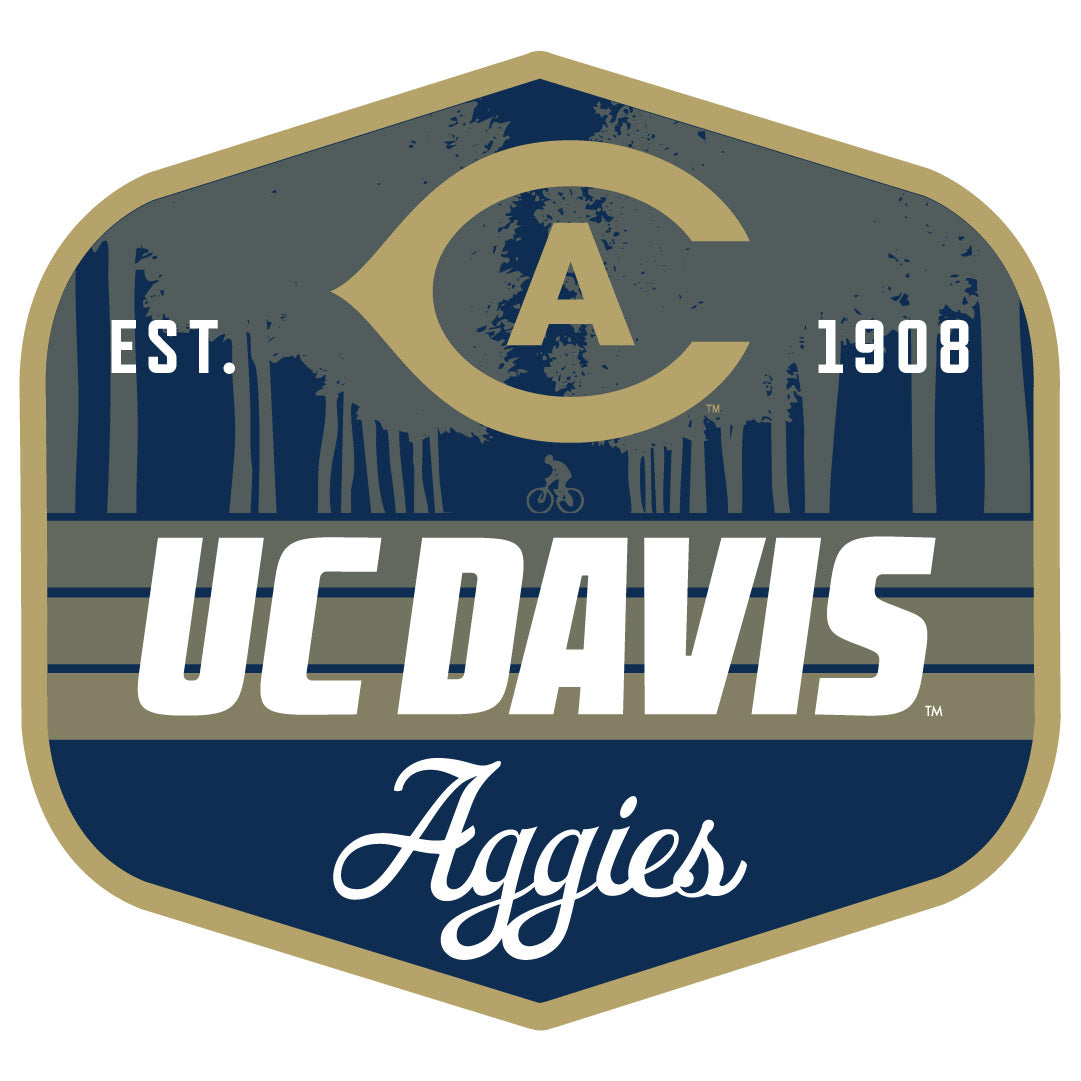 UC Davis Aggies Scenic Background Vinyl Sticker/Magnet - Officially Li ...