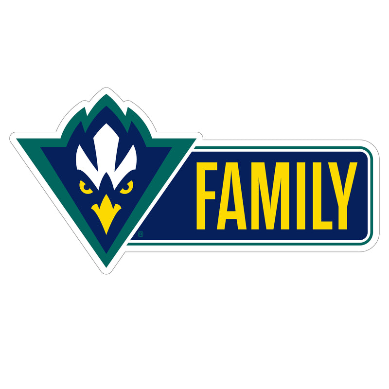 North Carolina Wilmington Seahawks Proud Die Cut Decal Officially Licensed Collegiate Product