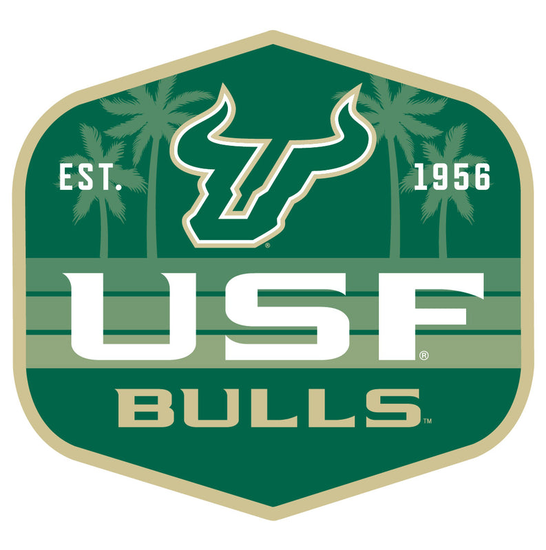 South Florida Bulls Scenic Background Vinyl Sticker/Magnet - Officially Licensed 