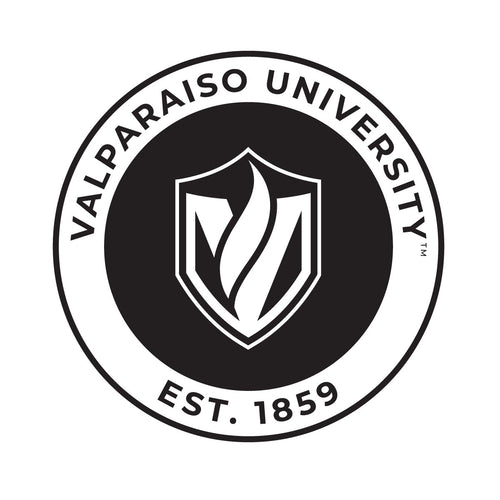 Valparaiso University Officially Licensed Black Vinyl Decal Sticker Clear Backing