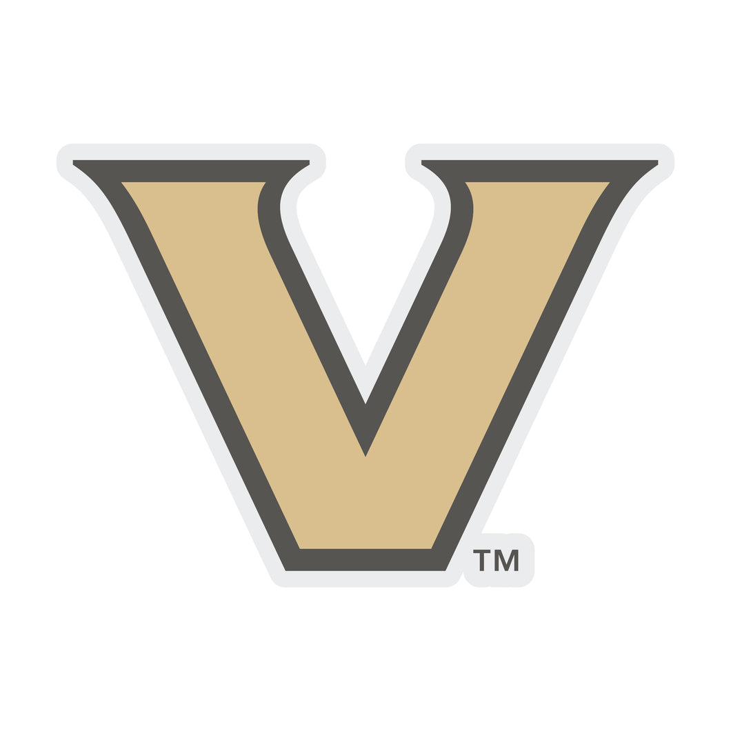 Vanderbilt University Choose Style and Size NCAA Vinyl Decal Sticker for Fans, Students, and Alumni