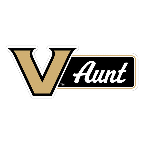 Vanderbilt University Proud Die Cut Decal Officially Licensed Collegiate Product 6-Inches Wide