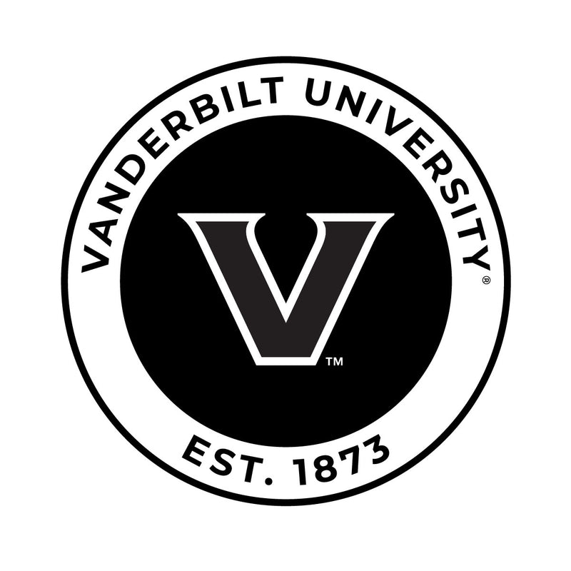 Vanderbilt University Officially Licensed Black Vinyl Decal Sticker Clear Backing
