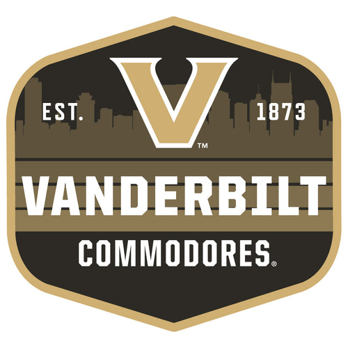 Vanderbilt University Scenic Background Vinyl Sticker/Magnet - Officially Licensed 