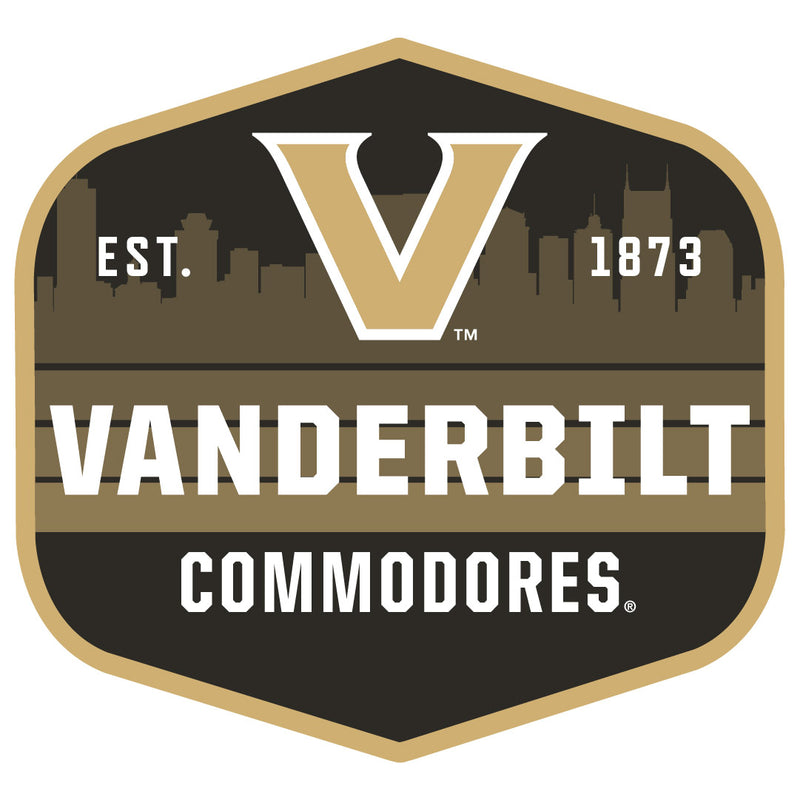 Vanderbilt University Scenic Background Vinyl Sticker/Magnet - Officially Licensed 