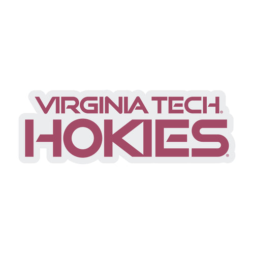 Virginia Tech Hokies Choose Style and Size NCAA Vinyl Decal Sticker for Fans, Students, and Alumni