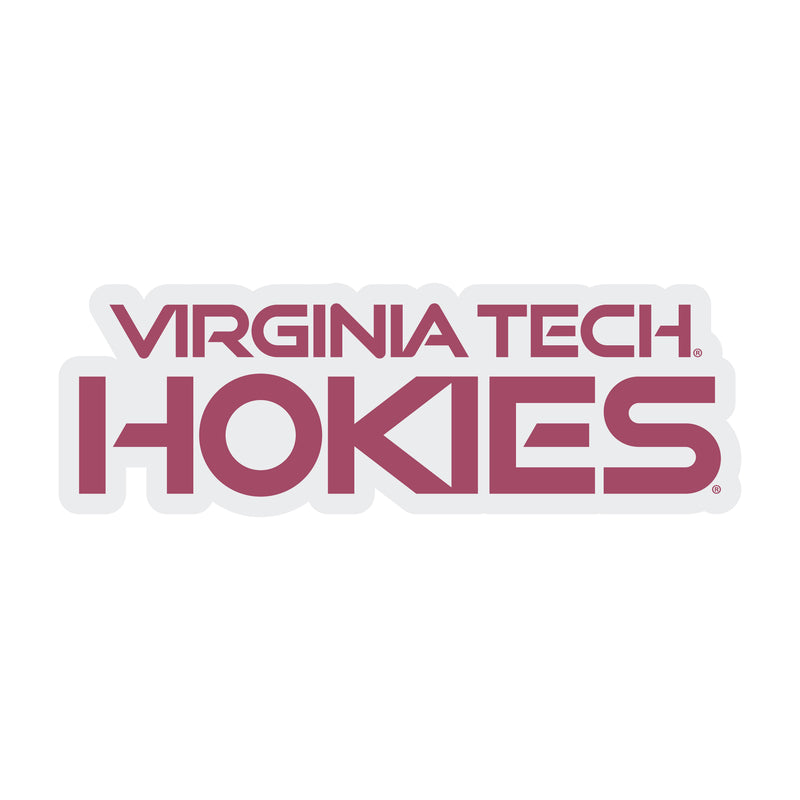 Virginia Tech Hokies Choose Style and Size NCAA Vinyl Decal Sticker for Fans, Students, and Alumni