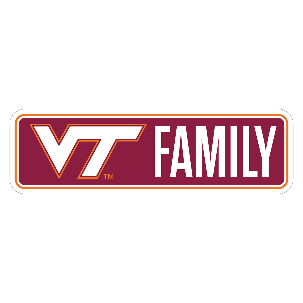 Virginia Tech Hokies Proud Die Cut Decal Officially Licensed Collegiate Product