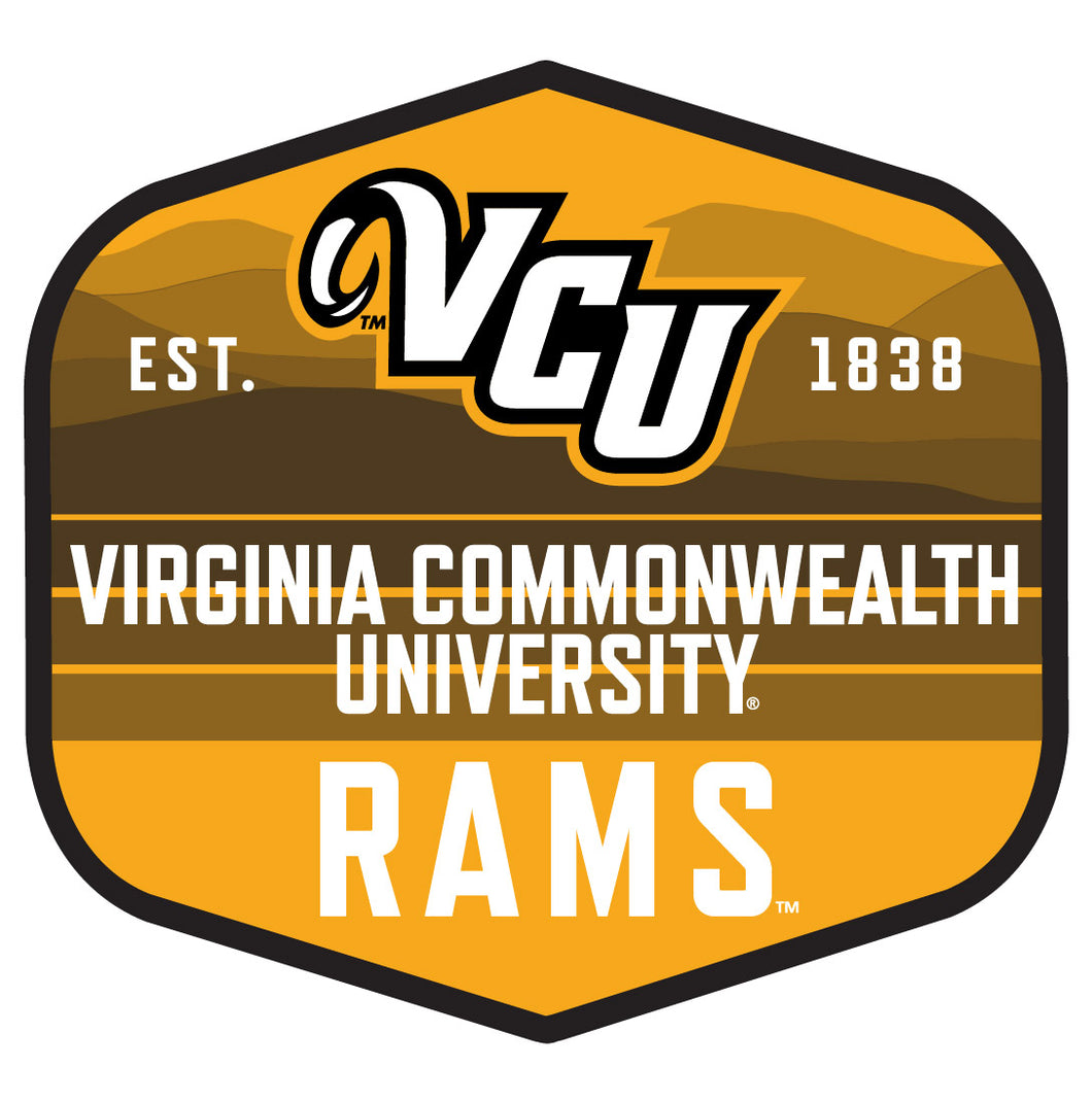 Virginia Commonwealth Scenic Background Vinyl Sticker/Magnet - Officially Licensed 