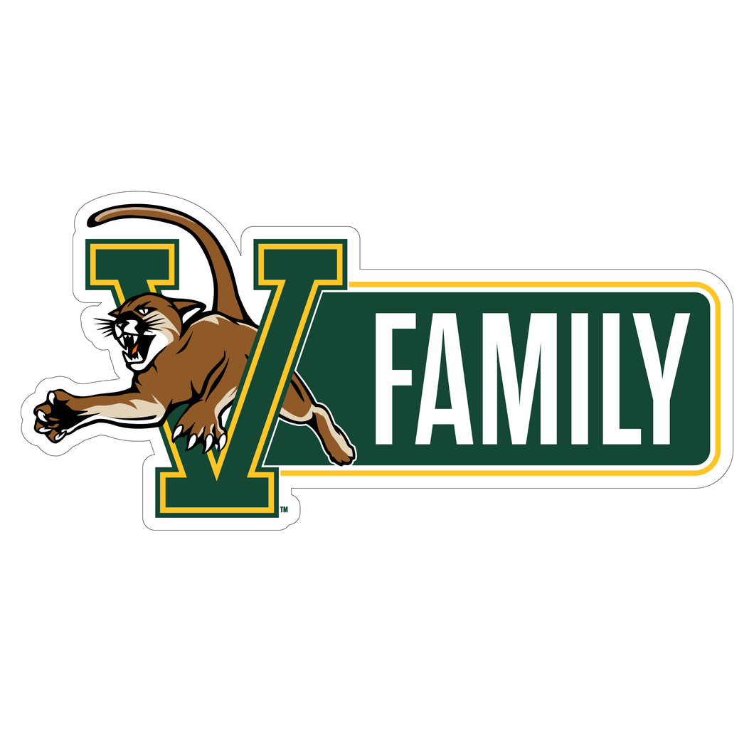 Vermont Catamounts Proud Die Cut Decal Officially Licensed Collegiate Product