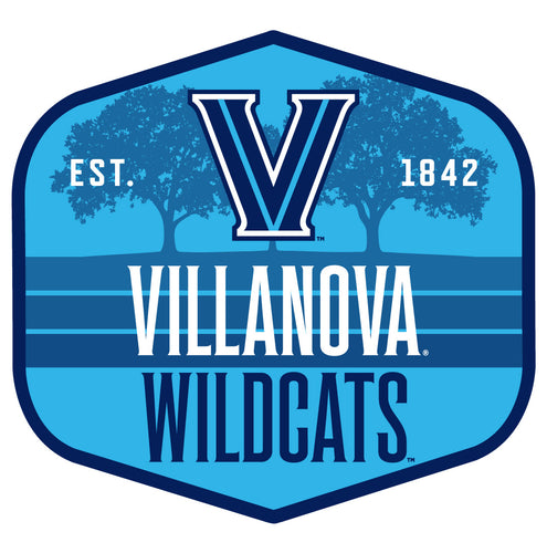 Villanova Wildcats Scenic Background Vinyl Sticker/Magnet - Officially Licensed 