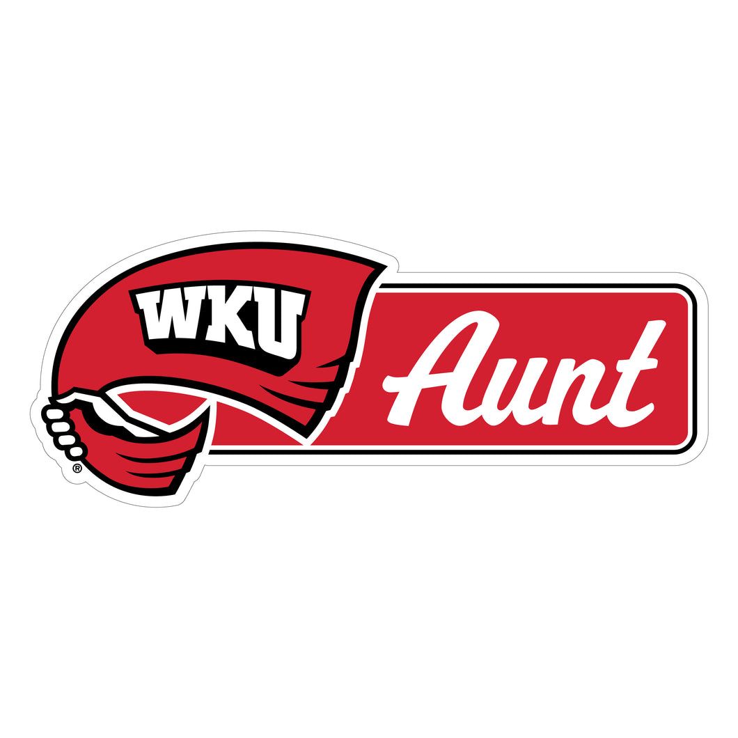 Western Kentucky Hilltoppers Proud Die Cut Magnet Officially Licensed Collegiate Product 4-Inches Wide