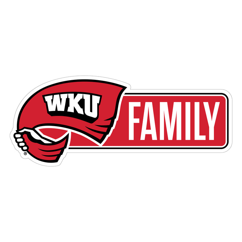 Western Kentucky Hilltoppers Proud Die Cut Decal Officially Licensed Collegiate Product