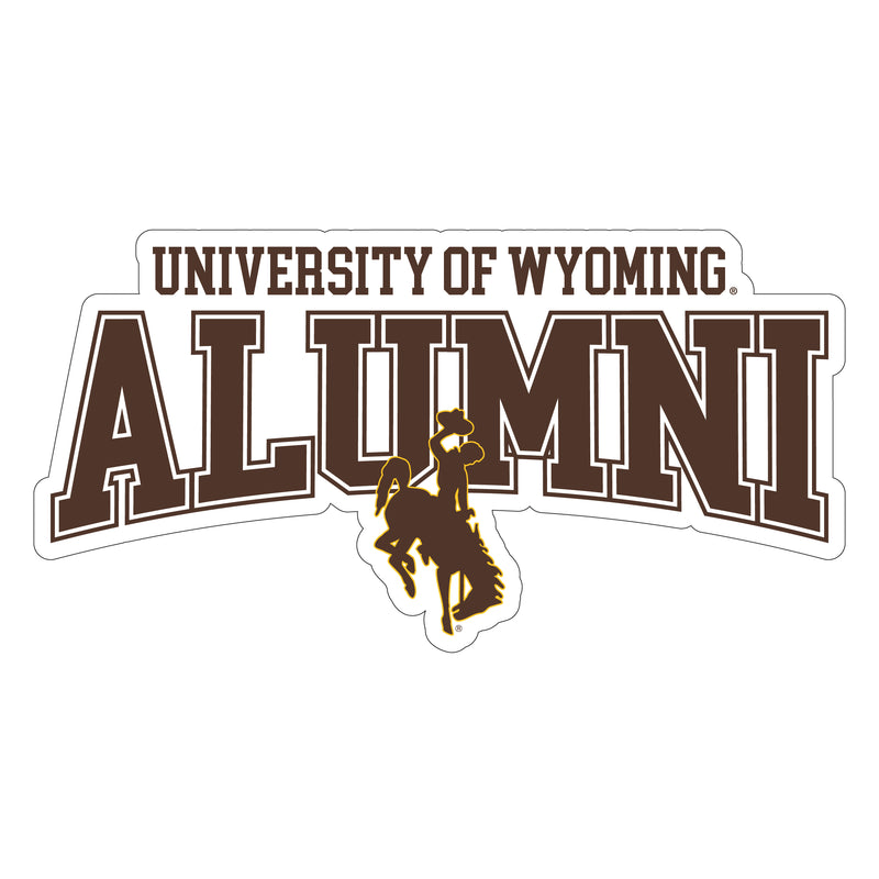 University of Wyoming Laser Cut Alumni Vinyl Sticker/Magnet - Officially Licensed 3-Inch