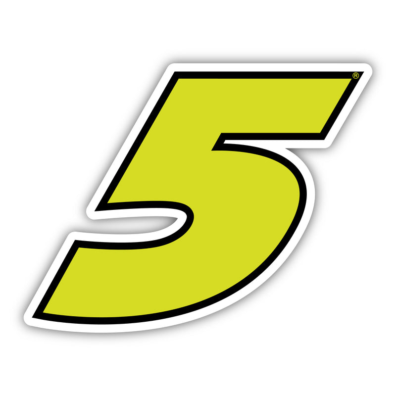 Hendrick Motorsports #5 Neon Nascar Offic. Lic. Decorative Magnet/Sticker
