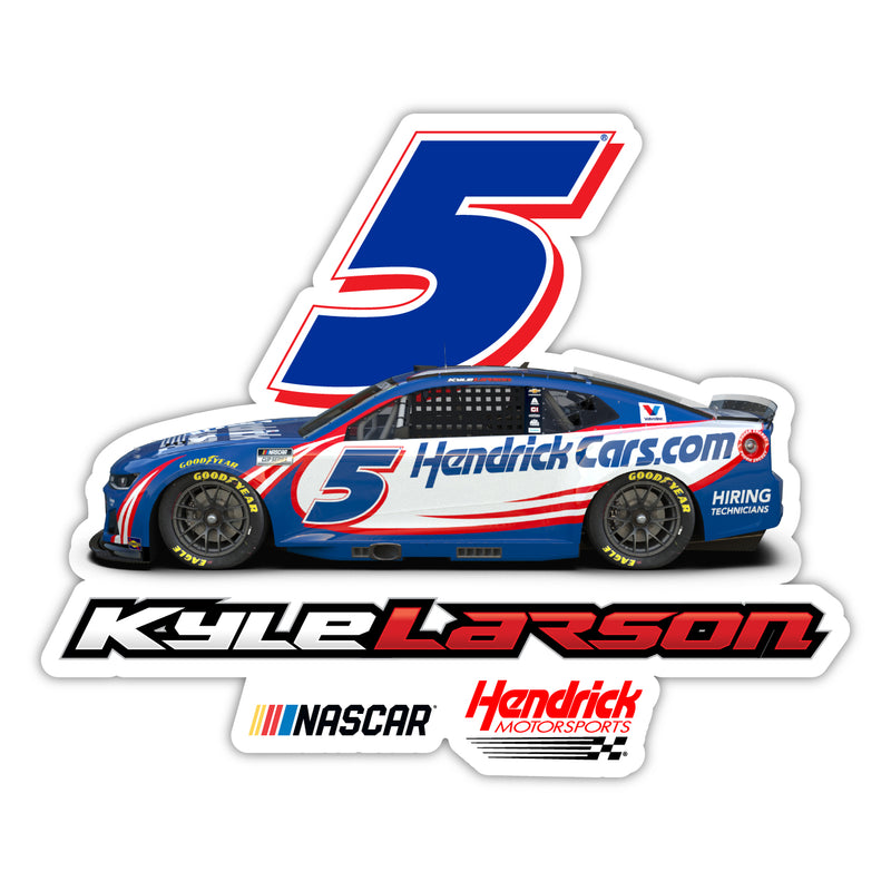 Kyle Larson - Hendricks Cars.com Nascar Offic. Lic. Decorative Magnet/Sticker